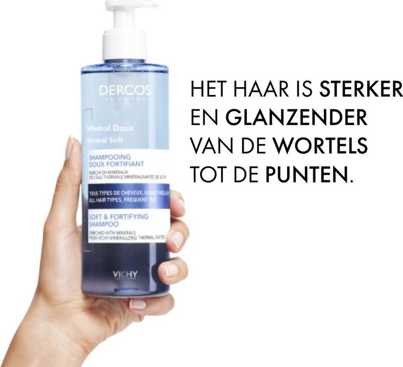 Vichy - Dercos - Shampoo - 390ml - Versterkend - Zacht