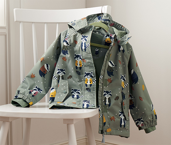 Thermo-Regenjacke mit Dachsprint