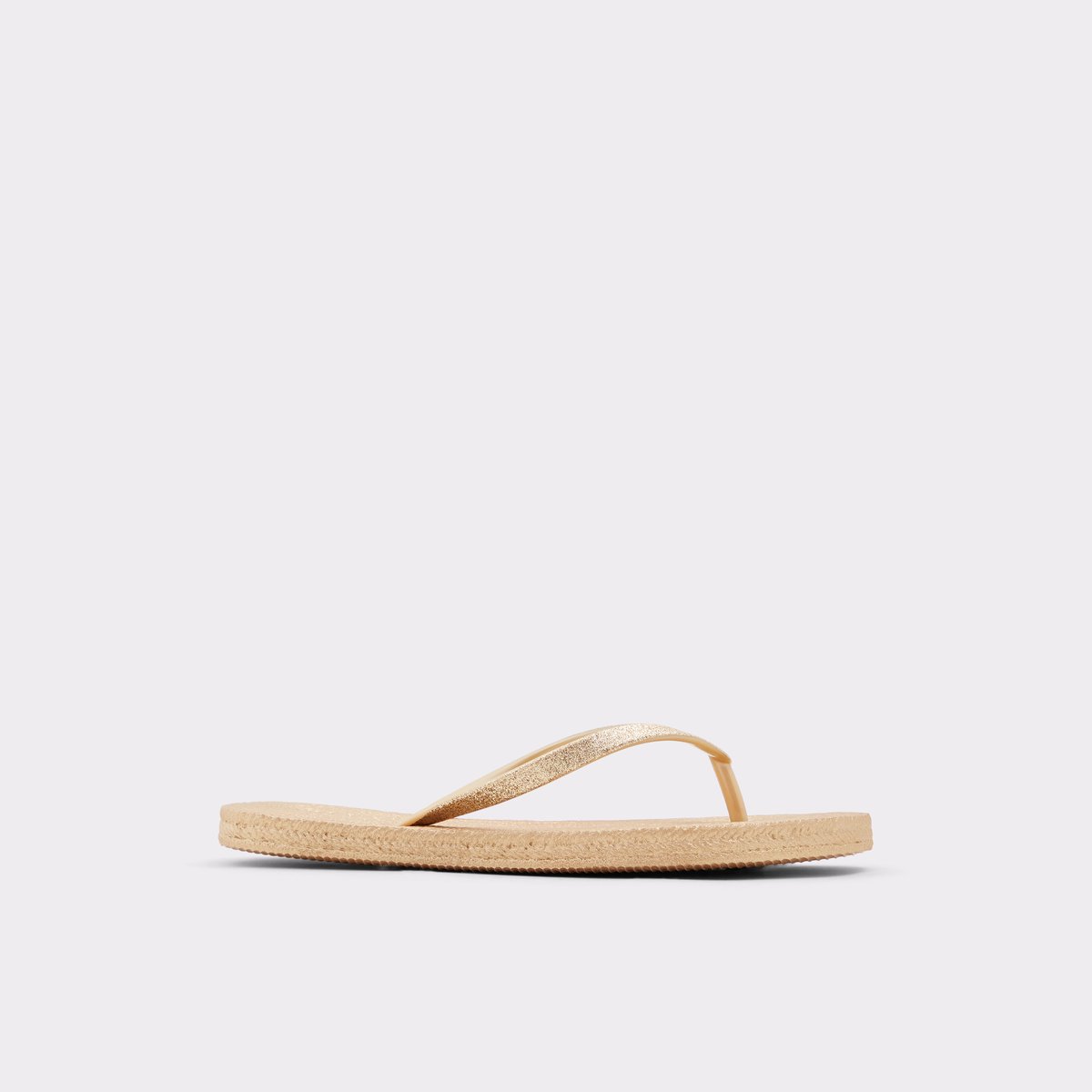 Aloomba Gold Women Flat Sandals