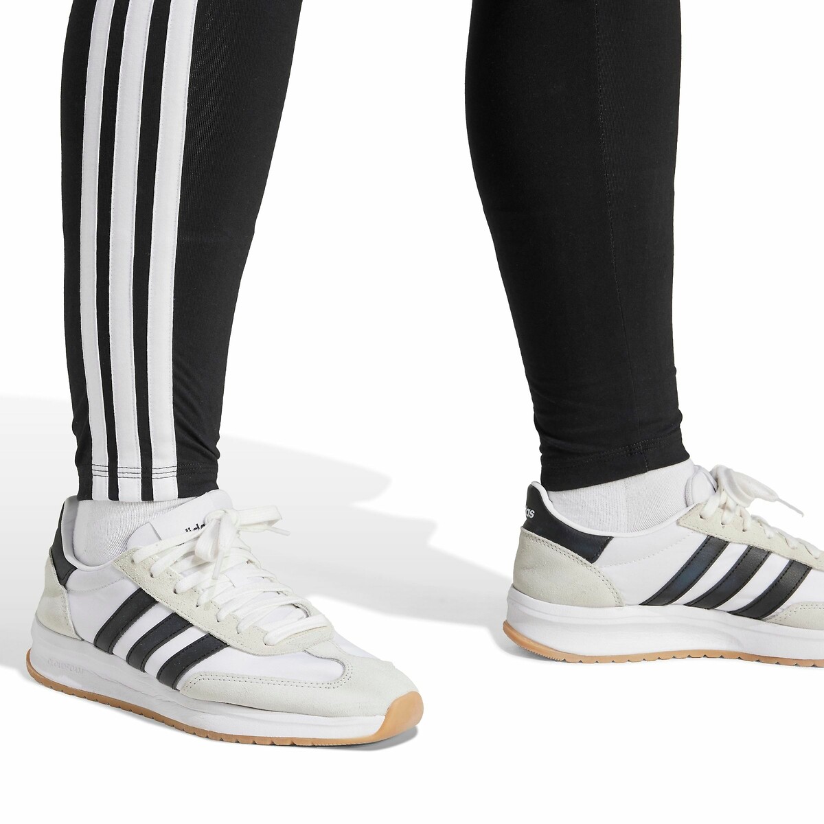 ADIDAS ROUPAS ESPORTIVAS<br>Leggings com 3 listras (tamanho grande) Essenciais