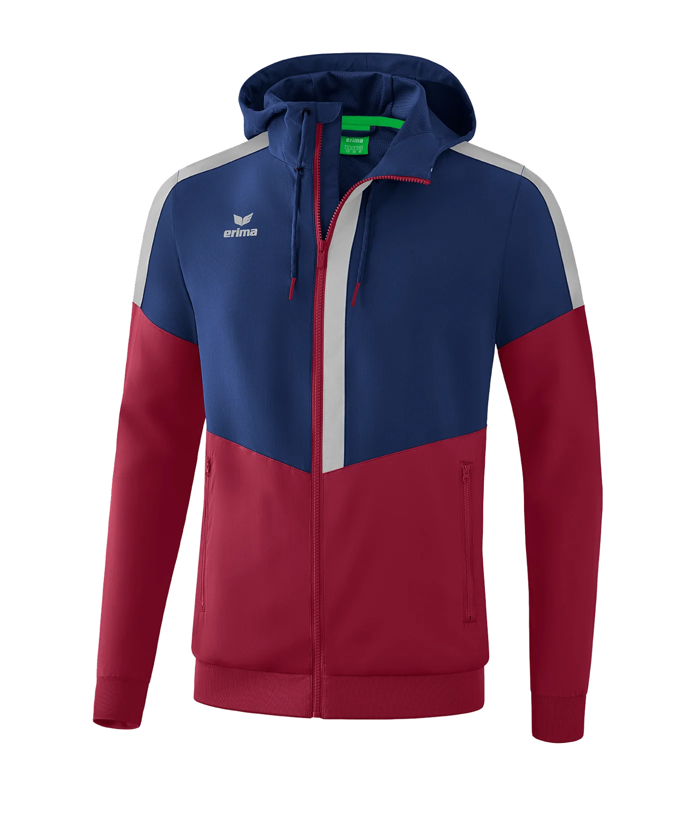Erima Squad Präsentationsjacke Blau Rot