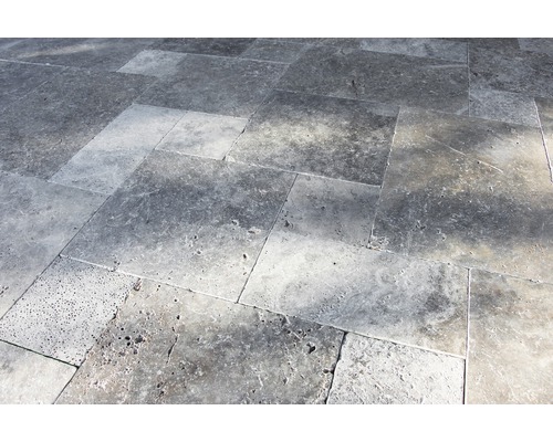 FLAIRSTONE Natuursteen Terrasplaat Genua Travertin Romeins Patroon Set = 1,48 m²