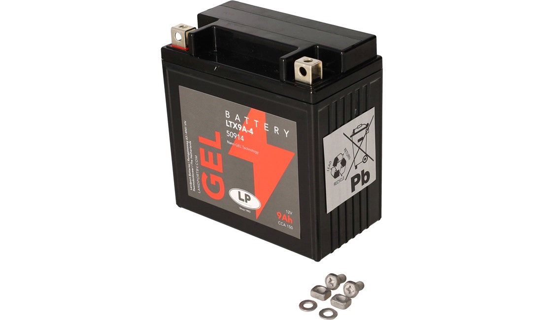 Batteri 12V-10Ah Gel, Vespa 125 96-05