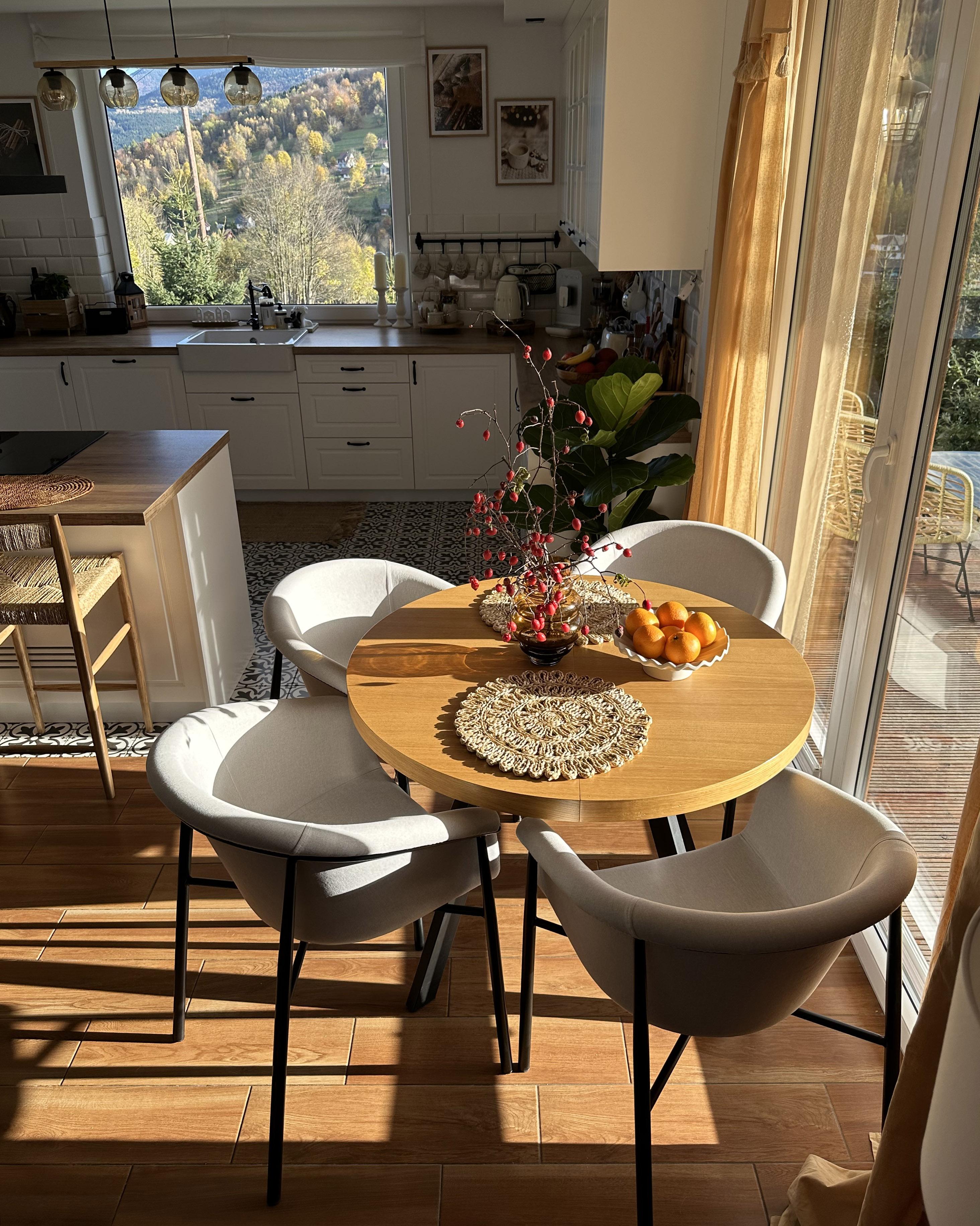 Set van 2 eetkamerstoelen AMES Lichtbeige