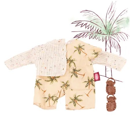 Götz Babykombi Palm Springs,Größe S (30-33 cm)