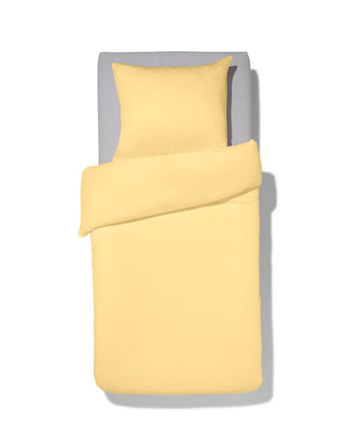 housse de couette en coton doux 140x200/220 jaune clair