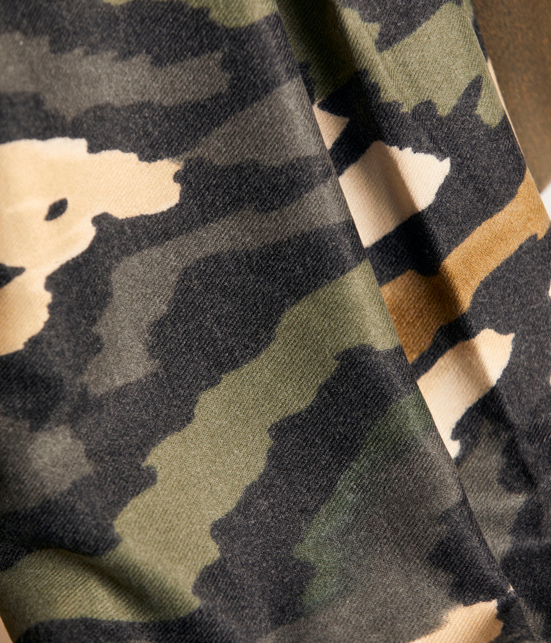 Echarpe vert camouflage Cloelia