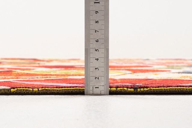 Sansibar Teppich »Rantum Beach 003« rechteckig 5 mm Höhe Flachgewebe, modernes Sommer Design, In- und Outdoor geeignet