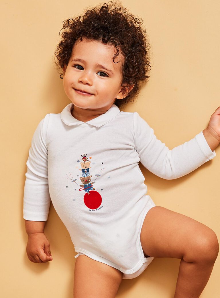 Body Collection Solidaire Le Rire Médecin à manches longues - Bébé garçon