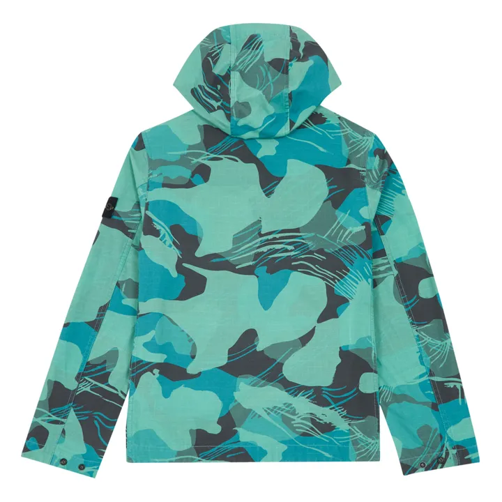Stone Island Veste Camouflage | Vert émeraude