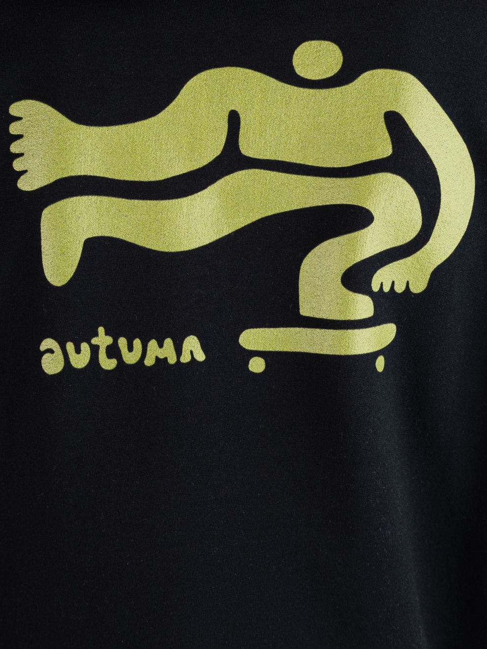 Autumn Headwear Roll Hoodie black