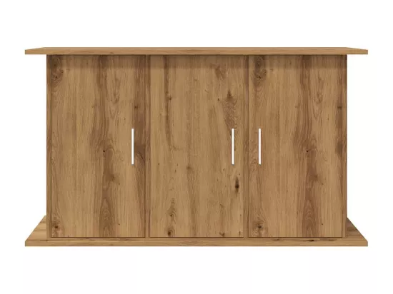 Support d'aquarium chêne artisanal 101x41x58 cm bois ingénierie