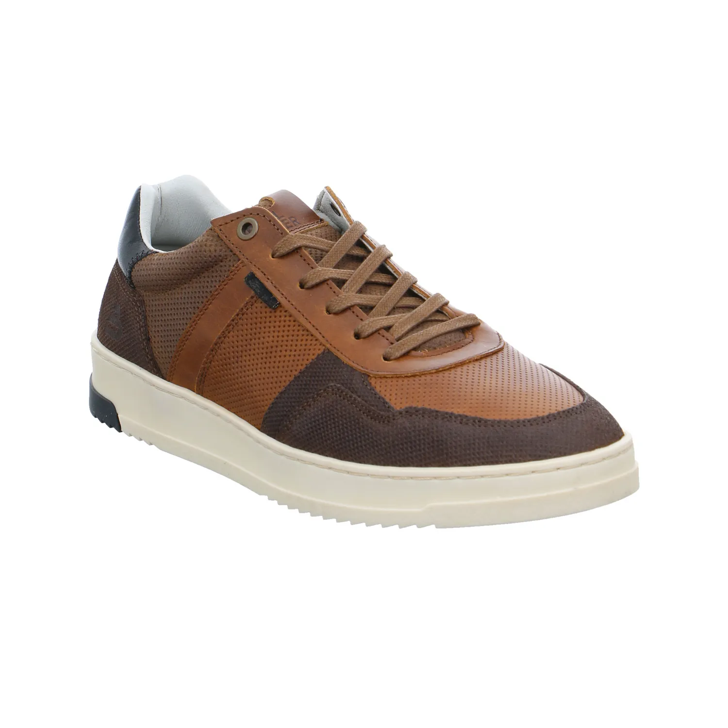 BULLBOXER Halbschuhe Sneaker Cognac Leder