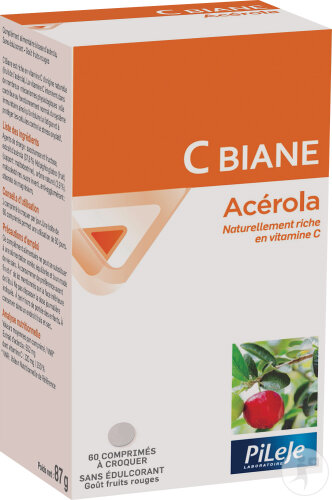 C Biane Acérola 60 Comprimés À Croquer