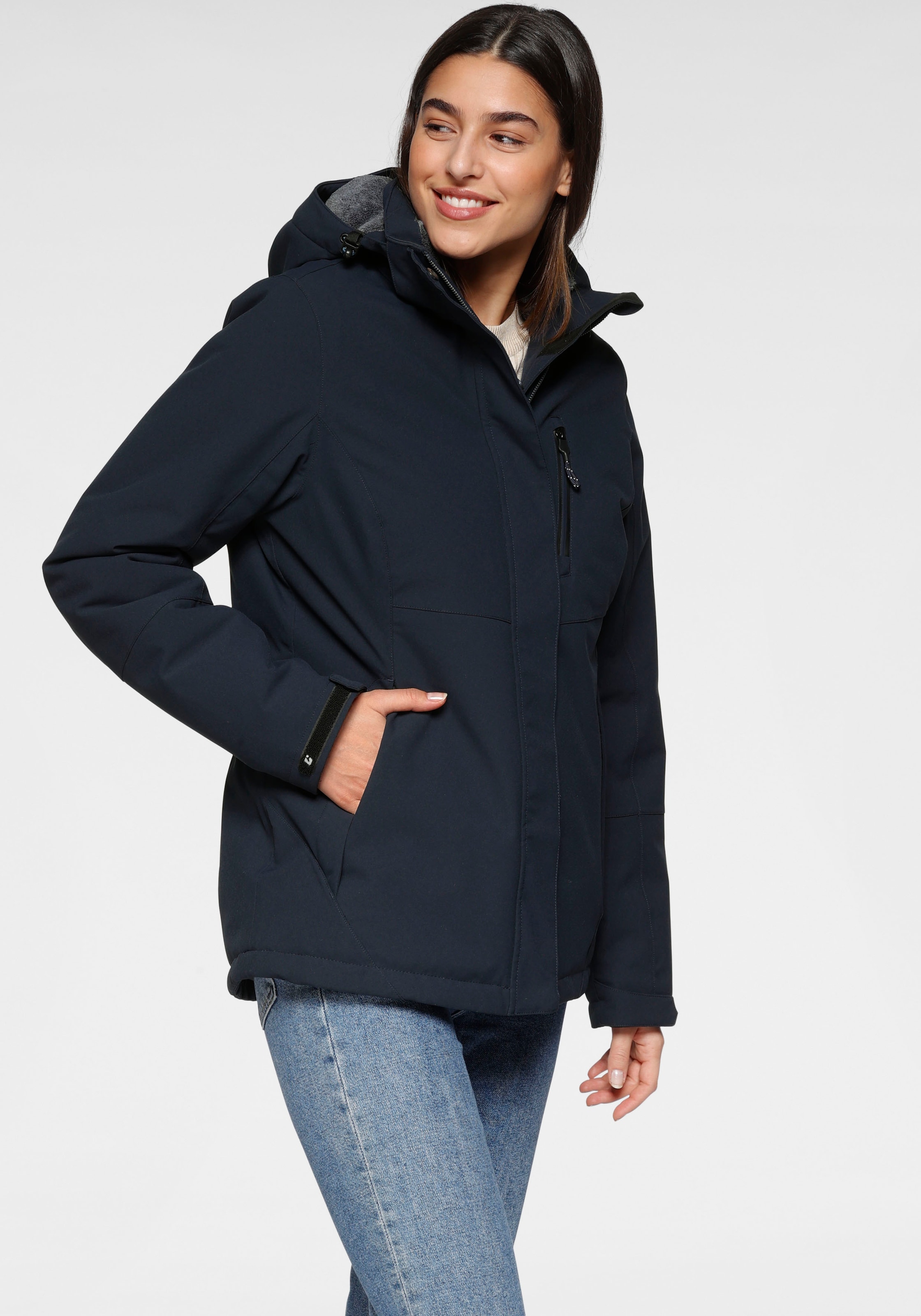 Killtec Funktionsjacke »KOW 140 WMN JCKT« mit Kapuze Wasserdicht & Winddicht & Atmungsaktiv