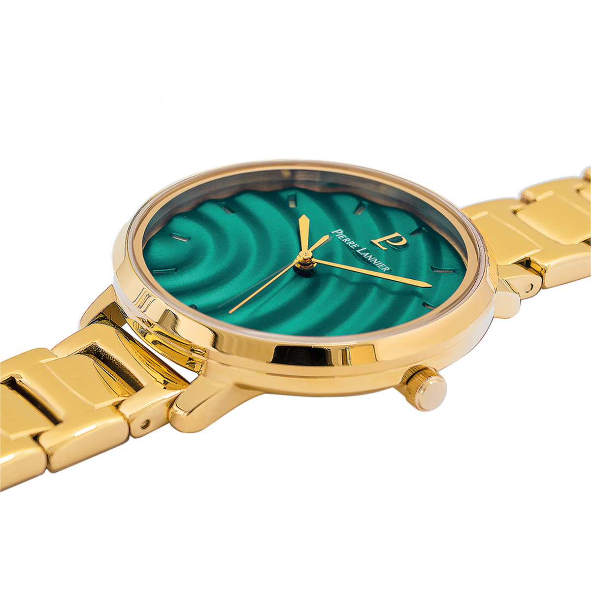 Montre PIERRE LANNIER betty femme bracelet cuir vert