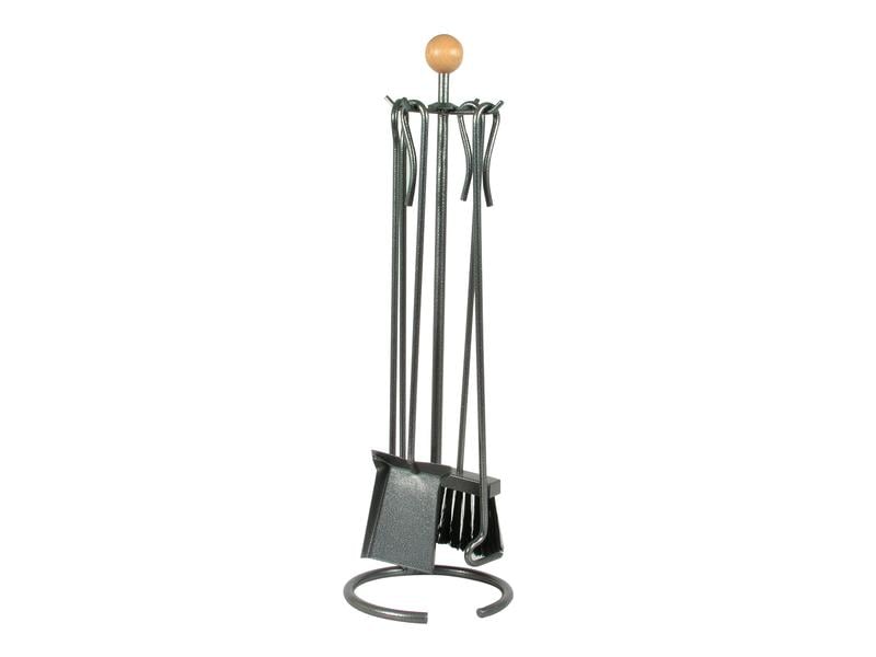 Nouvel Kamingarnitur mit Holzgriff Dekorative Kamingarnitur