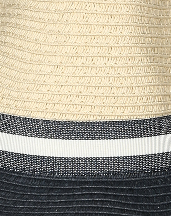 Strohhut TRILBY MULTI in natur/navy