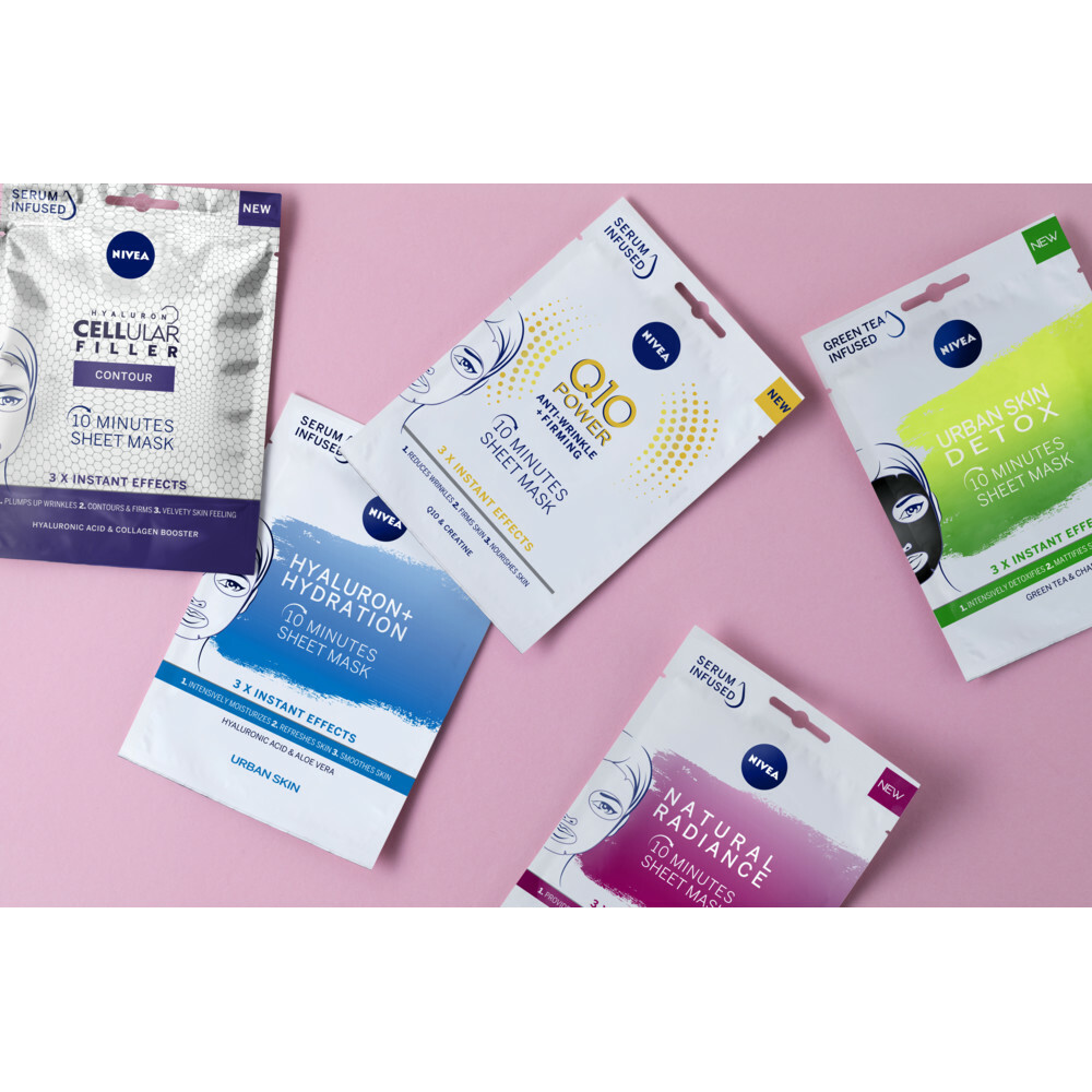 3x Nivea Urban Skin Masker Hydrating