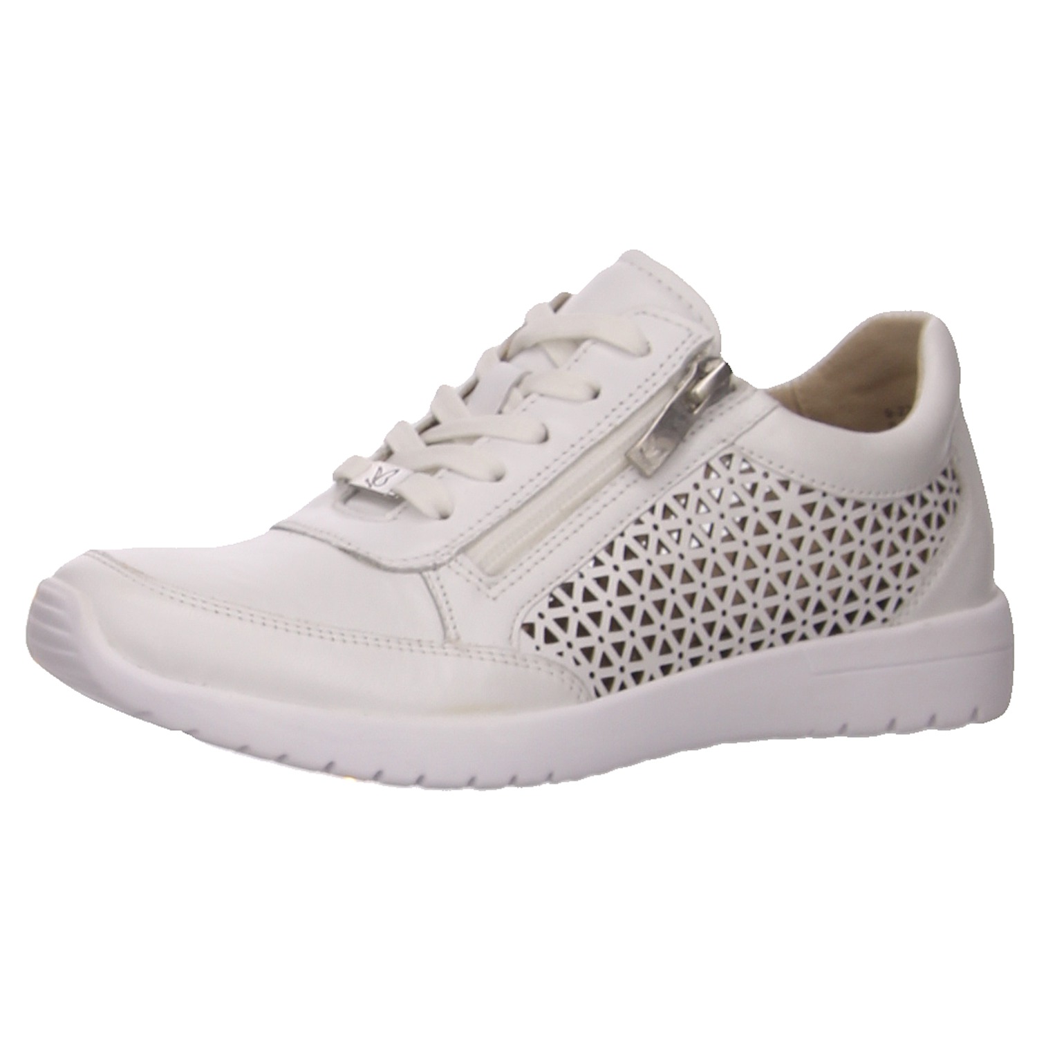 Caprice Schnürhalbschuh weiß weiss/weiss kombi