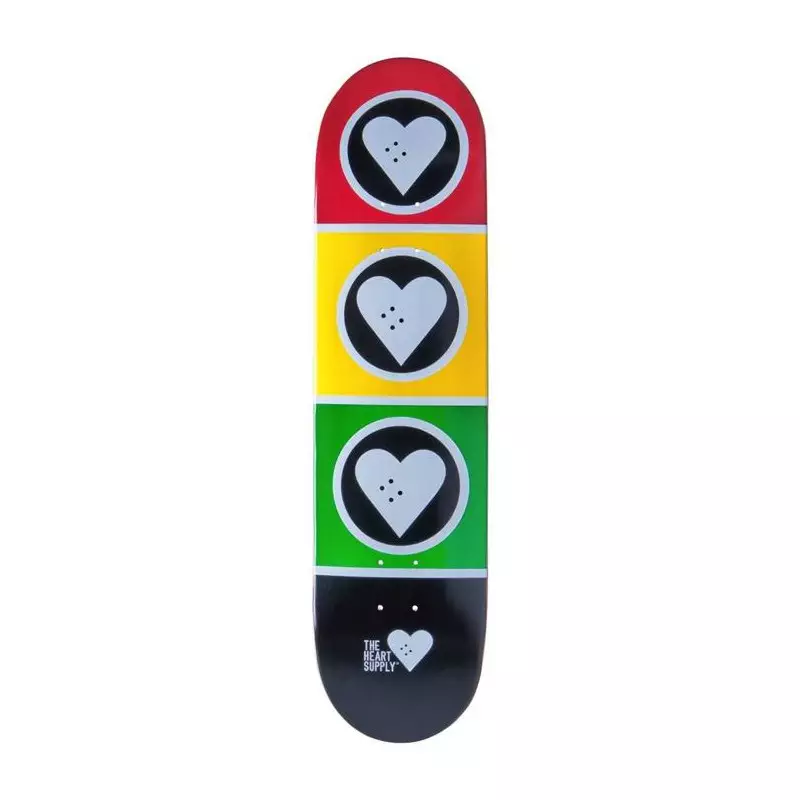 Plateau de skate HEART SUPPLY Squad Rasta 8.125
