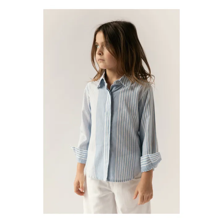 Simple Kids Chemise Twix Summer | Bleu