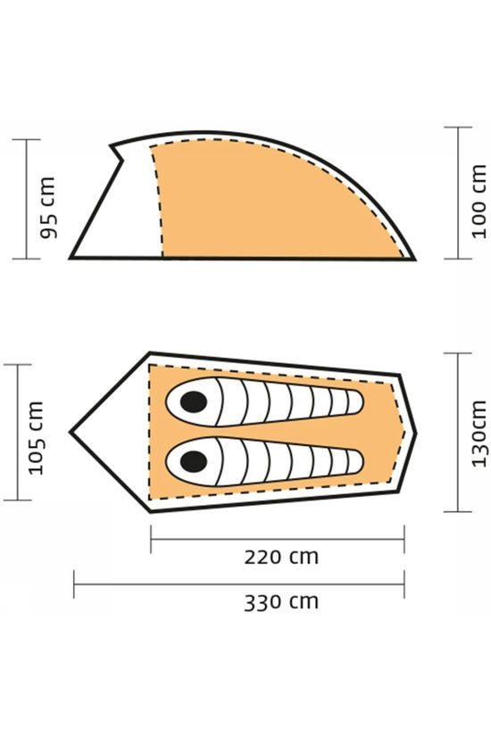 Vaude Vaude Hogan UL 2P Hybride tent