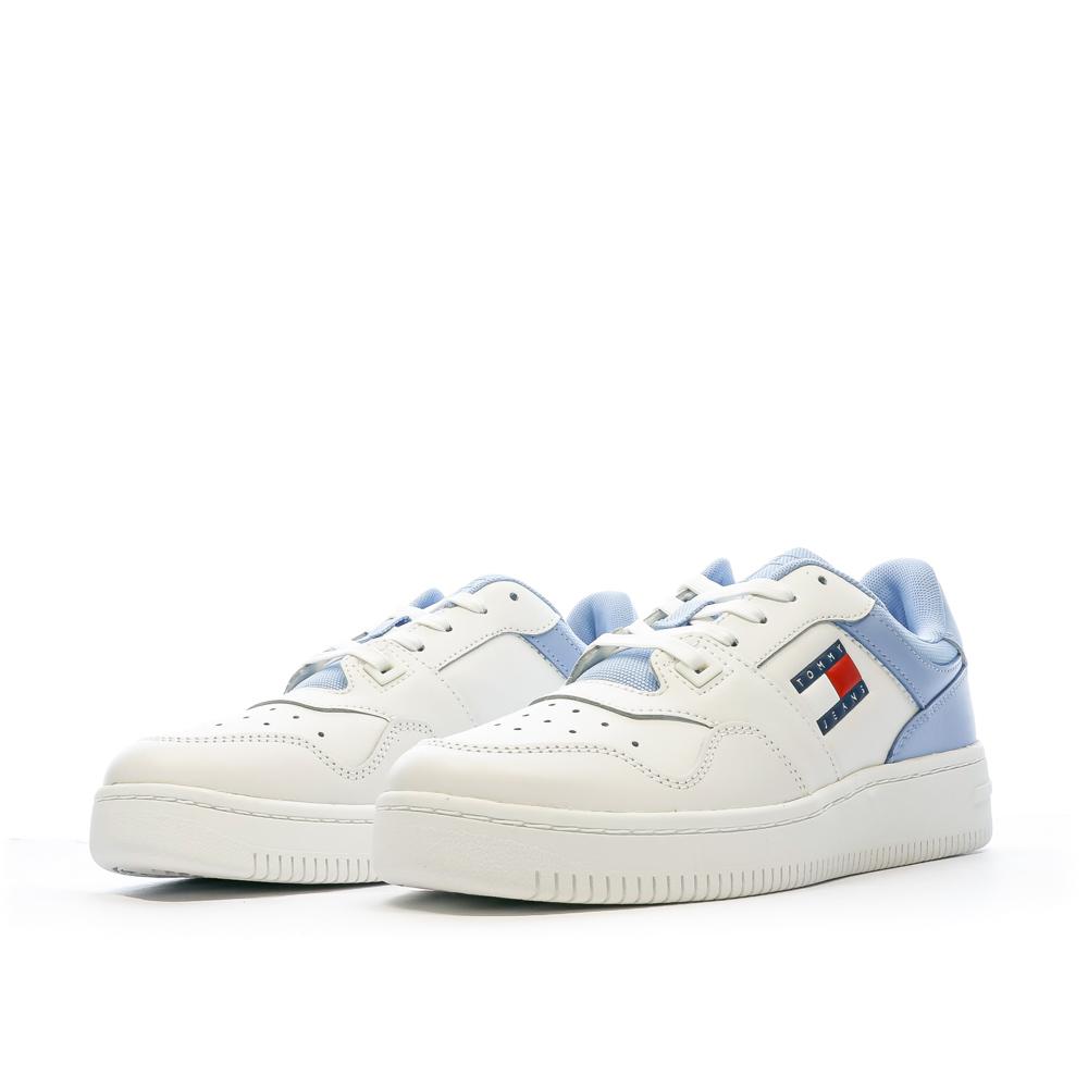 Tommy Hilfiger Baskets Blanches/Bleu Femme Tommy Hilfiger EN0EN02505