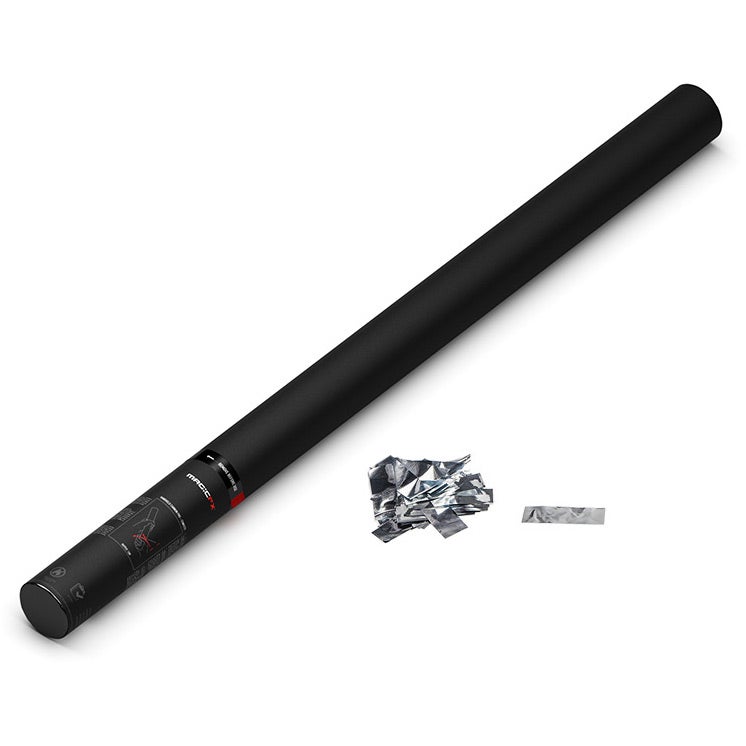 Magic FX HC04SLM Handheld Confetti Cannon 80cm Silver Metallic