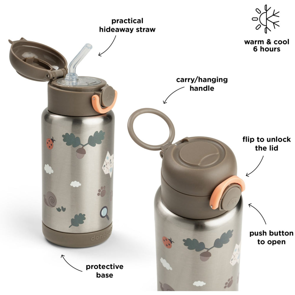 Køb DonebyDeer Sand Tiny Trails Insulated Sugerør Flaske