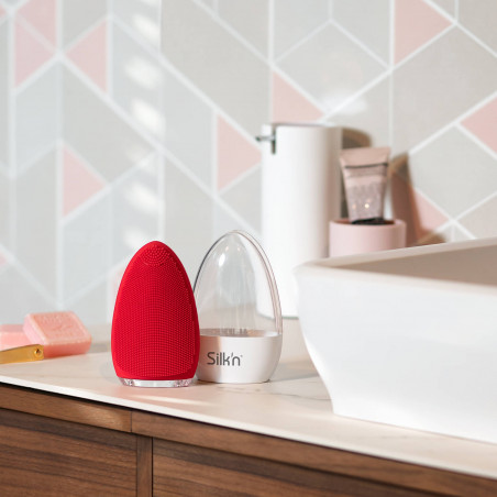 Silk'n Brosse nettoyante Bright - Rouge