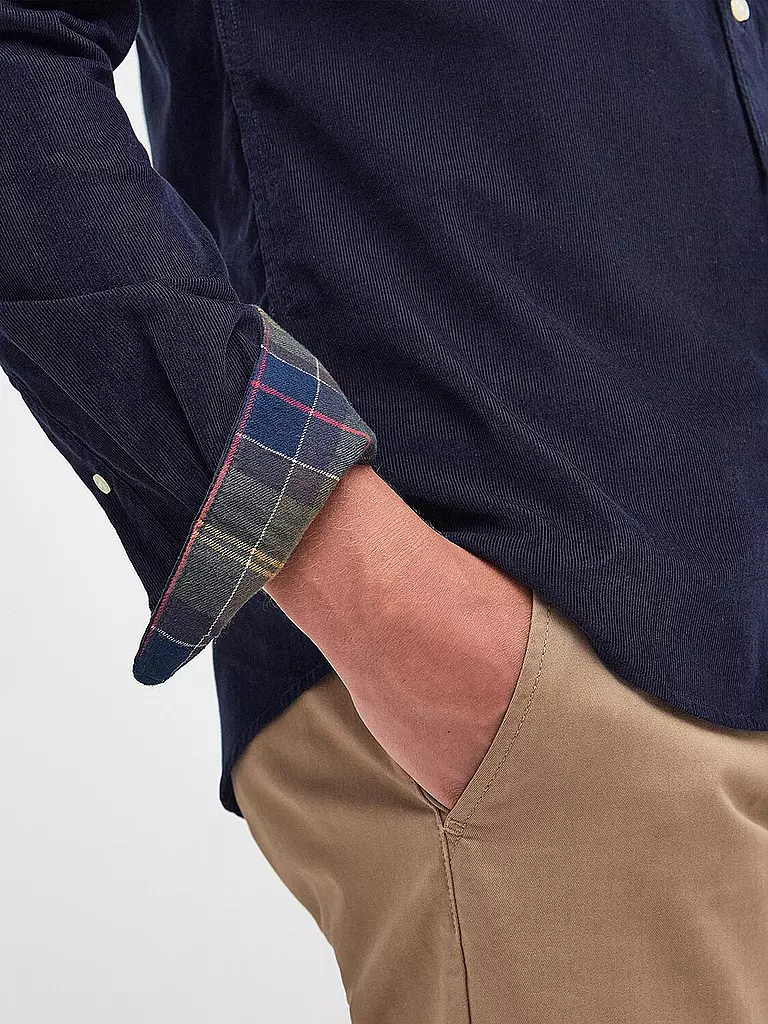 BARBOUR Cordhemd RAMSEY dunkelblau
