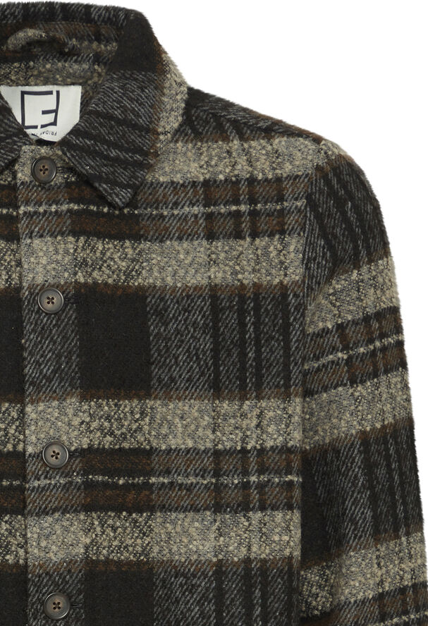 Casual Friday CFJENS checked jacket Gothic olive