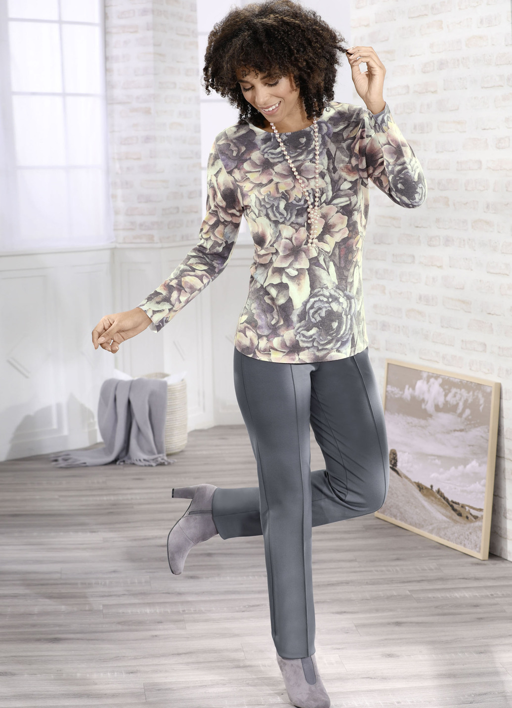 Pullover in Feinstrick