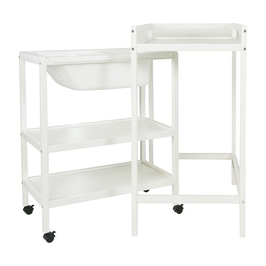 Basic Table à langer + Bain   Blanc        de               Quax