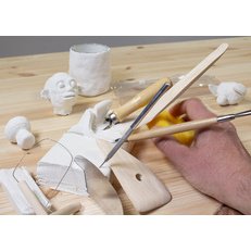 Jeu d'outils pour l'argile et la glaise, 8 pièces