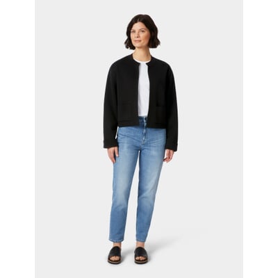 Damen-Strickjacke Punto Milano, Schwarz