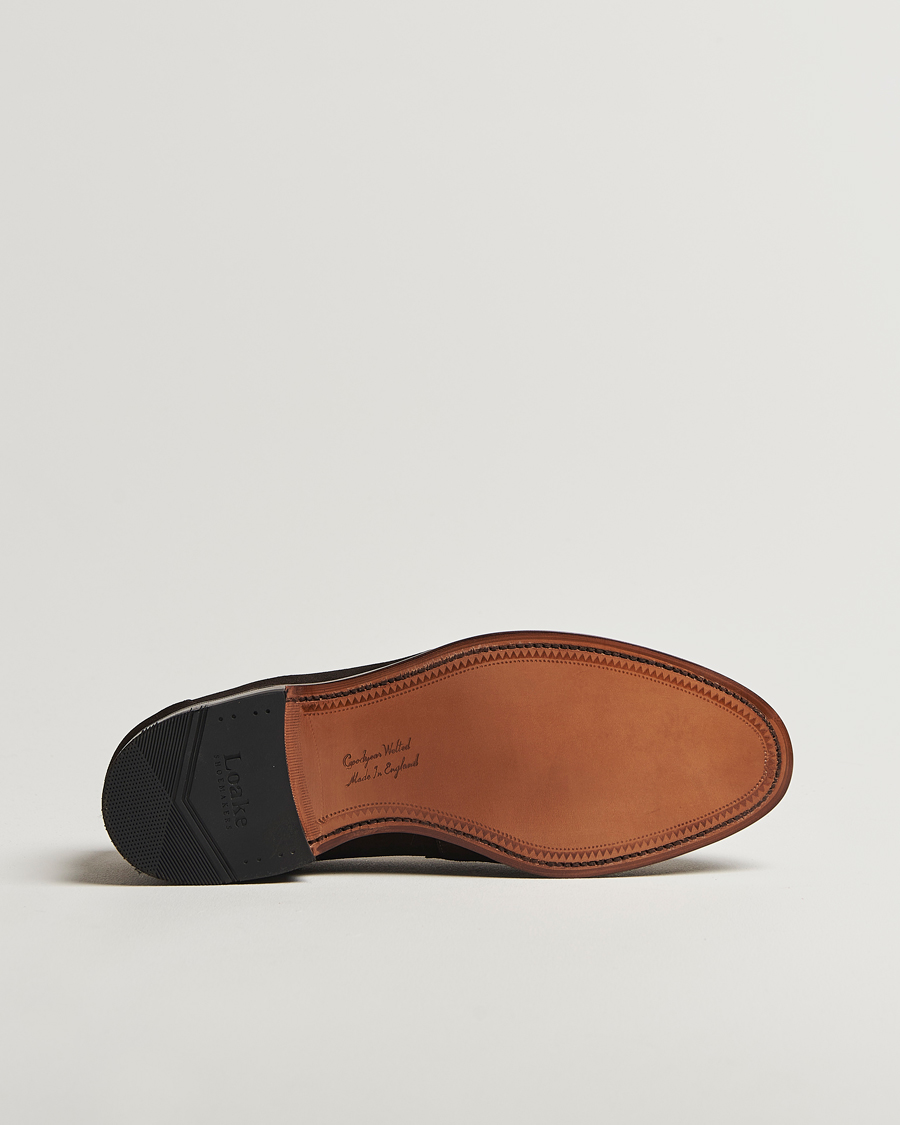 Loake 1880 Imperial Suede Loafers Dark Brown