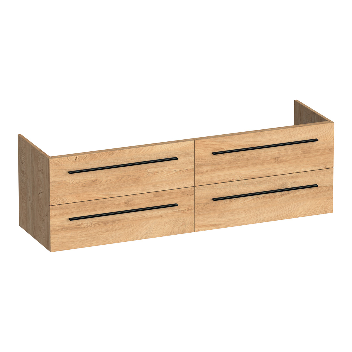 Brauer Trust onderkast 160cm met 4 softclose lades forest tan