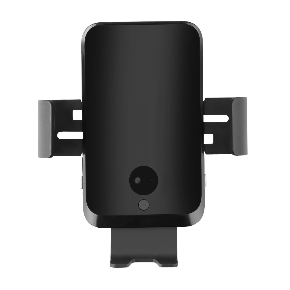 (10W) Qi Wireless Fast Charge Auto KFZ Halterung (C18) Ladegerät   Lüftungsgitter Befestigung mit Automatik Infrarotsensor - Schwarz
