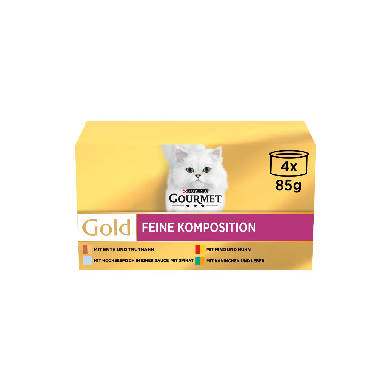 GOURMET Gold Feine Komposition 4x85g
