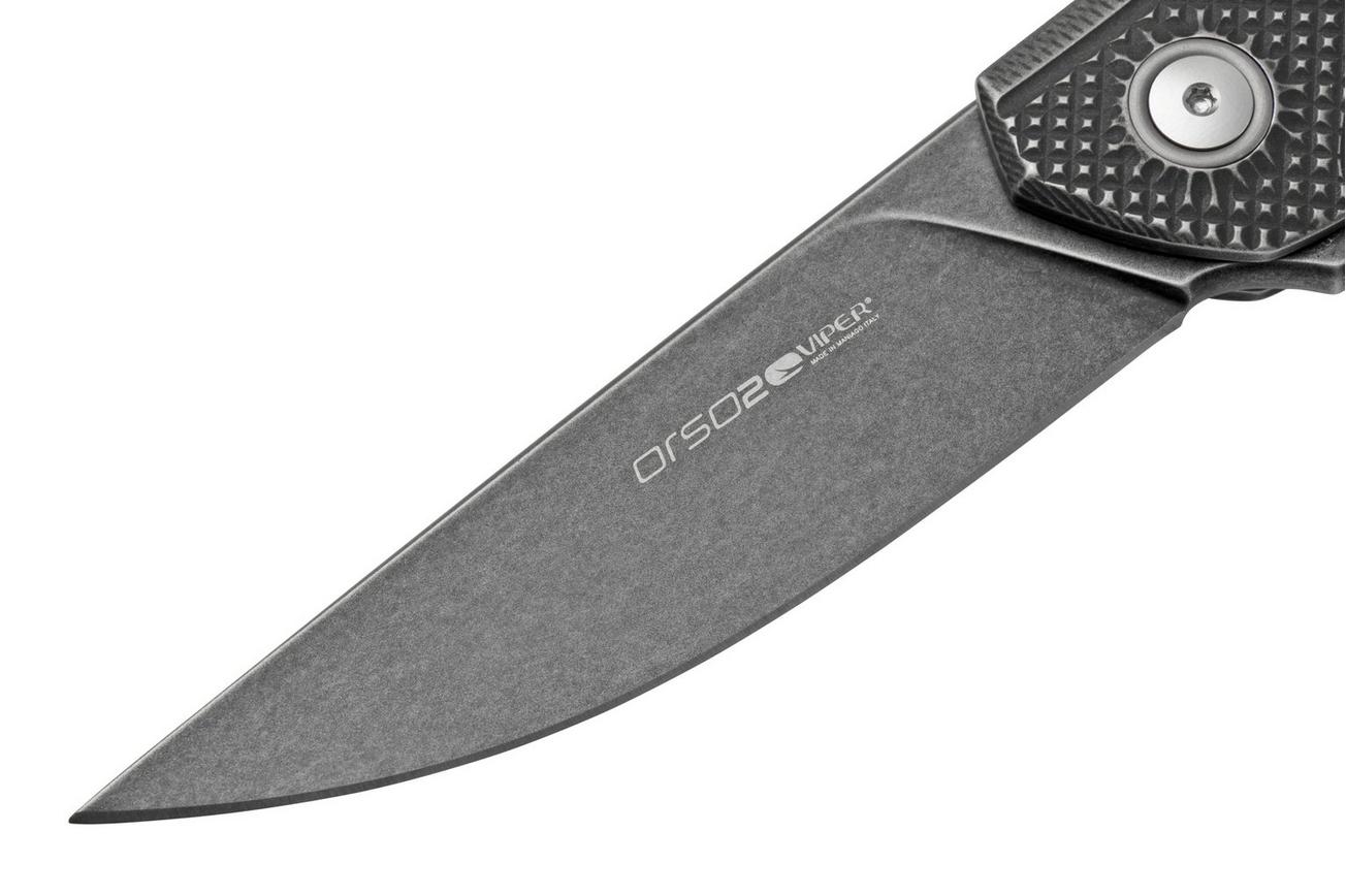 Viper Orso 2 V5997TI3D 3D Black Stonewashed Titanium zakmes, Jens Ansø design