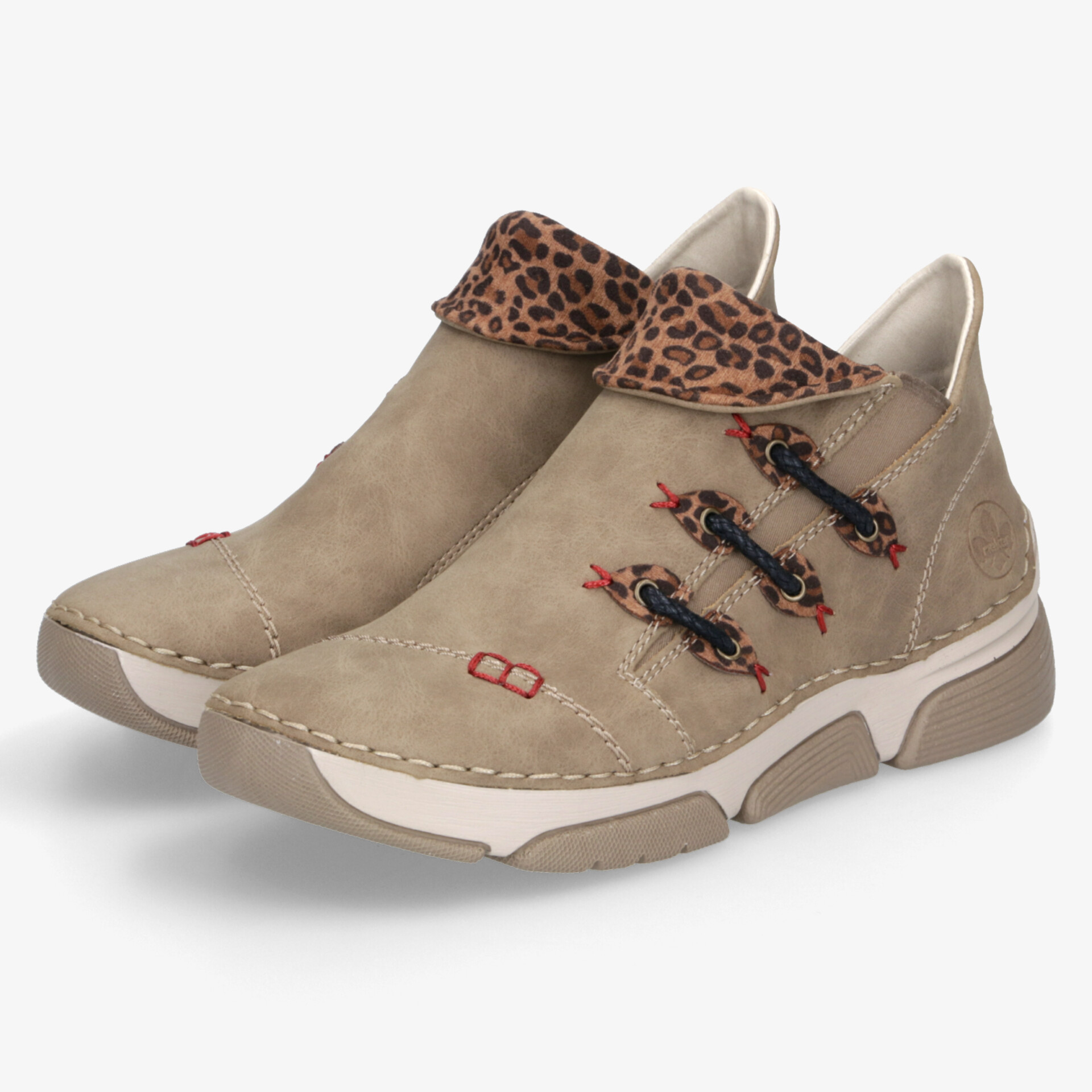 rieker Damen Stiefeletten beige