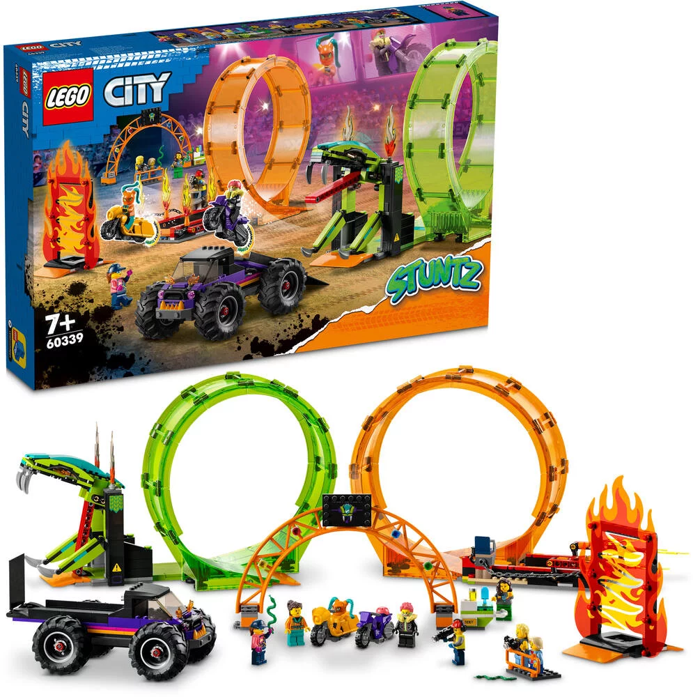 LEGO®CITY 60339 - L’ARENE DE CASCADE AVEC DOUBLE LOOPING