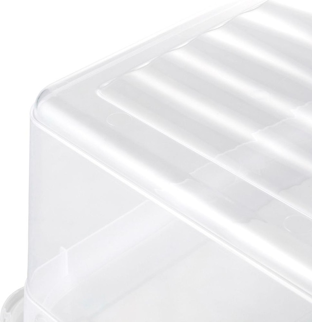 keeeper Aufbewahrungsbox »bea, clearbox mit Air Control-System« 3 x 11 l, stapelbar, 39 x 26,5 x14 cm