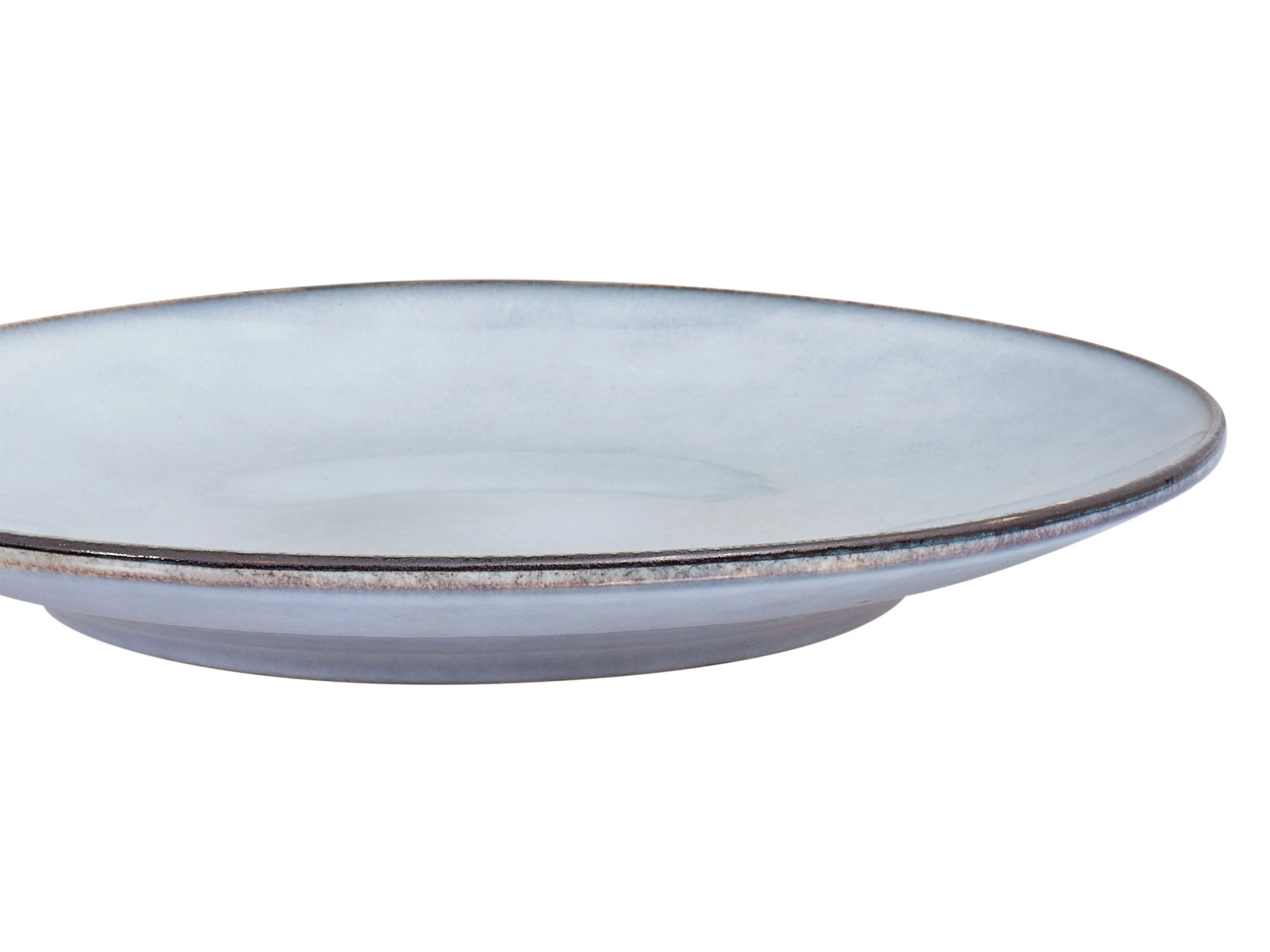 Set van 8 dinerborden JUNIPER Steengoed Lichtblauw