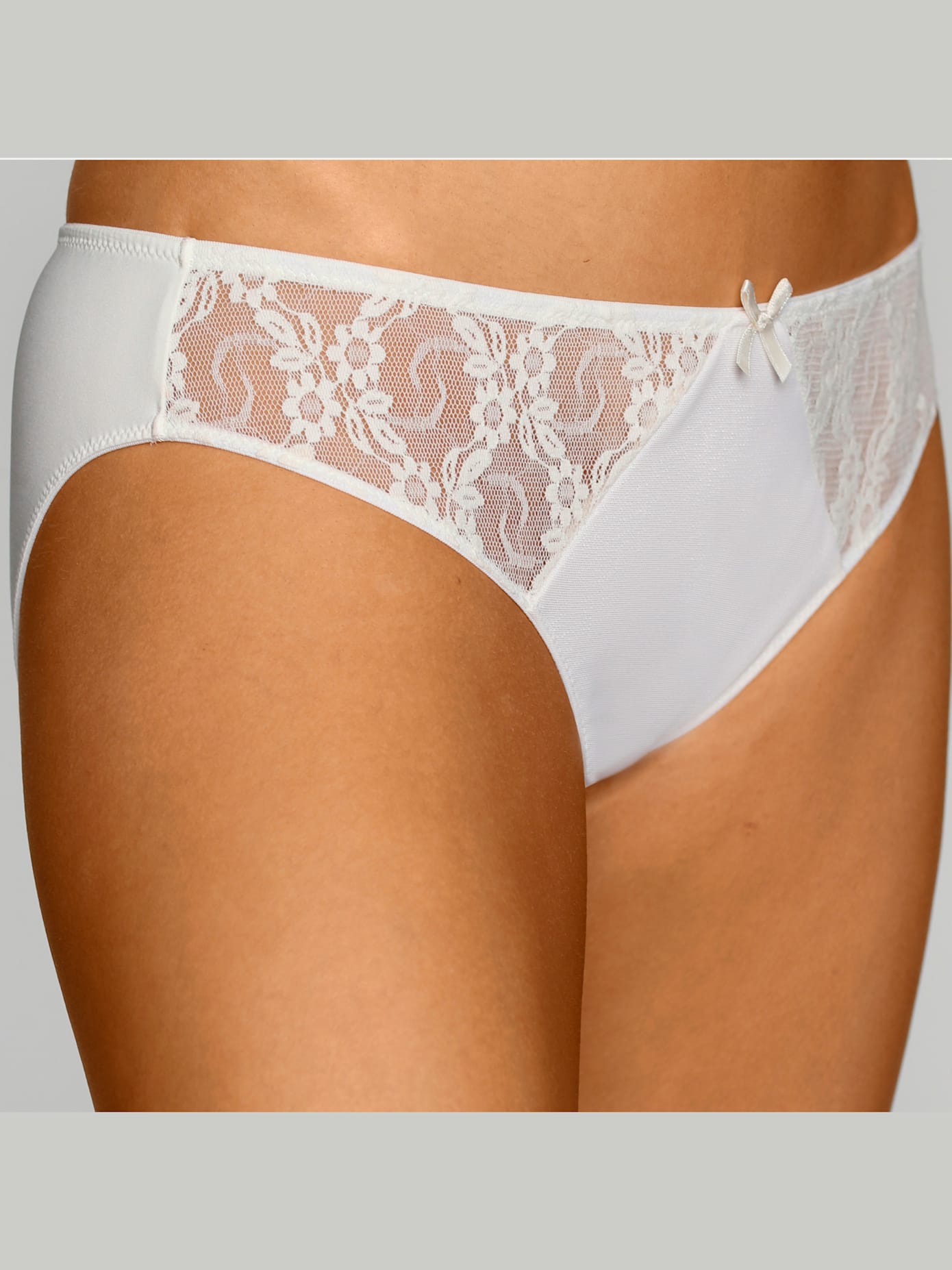 Slip dentelle jacquard