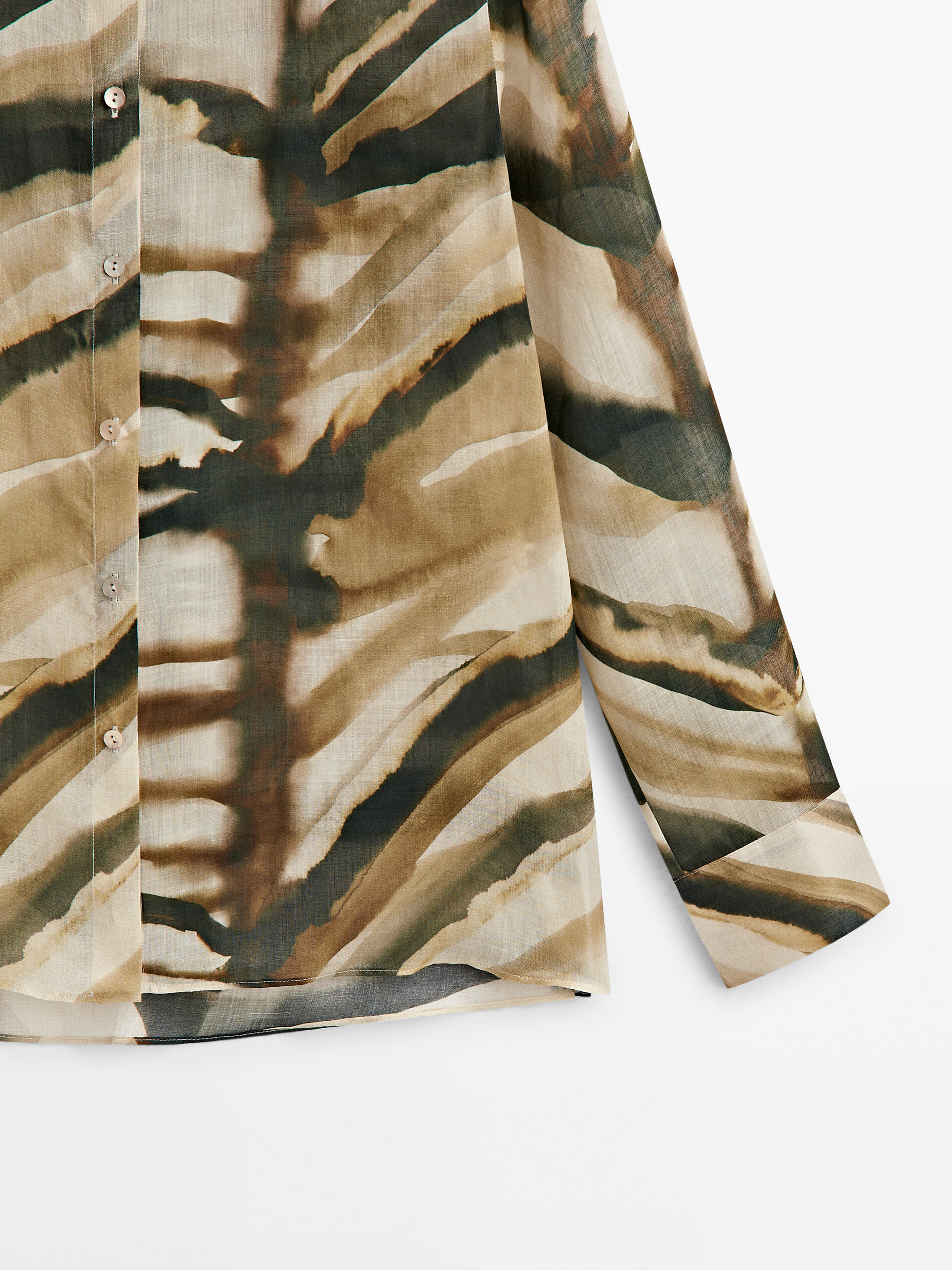 Camiseta estampada 100% cobre - VERDE