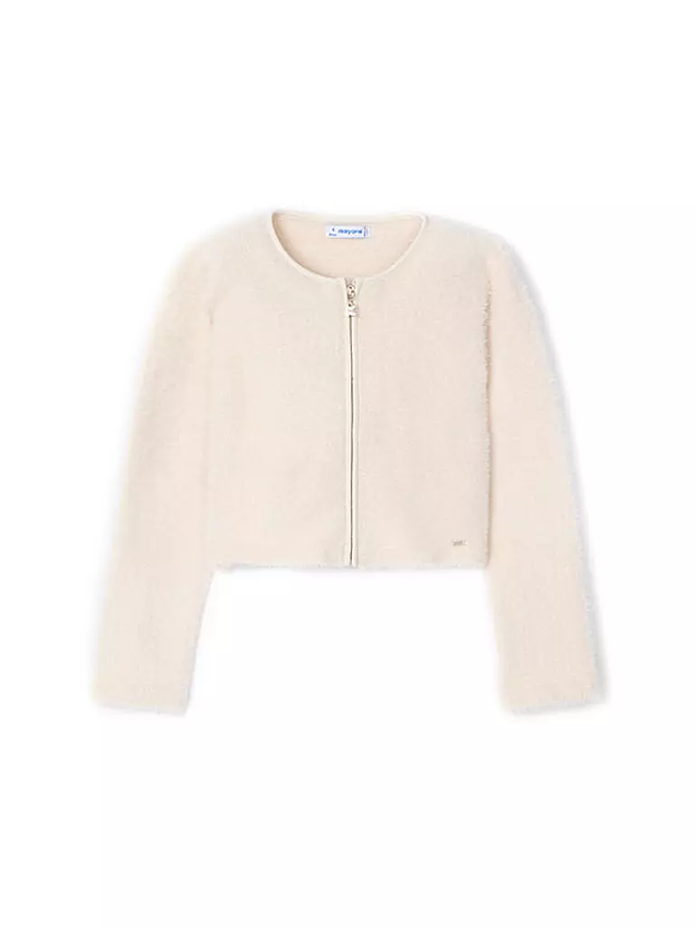 MAYORAL Mädchen Strickjacke creme