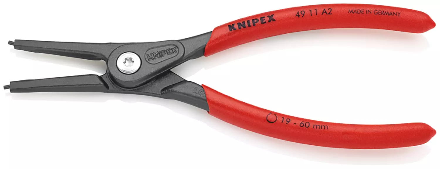 Knipex 4911A2 Precisie Borgveertang voor buitenringen - Assen - 19-60 x 180mm